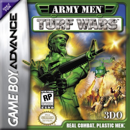 Army Men Turf Wars box art for GameBoy Advance